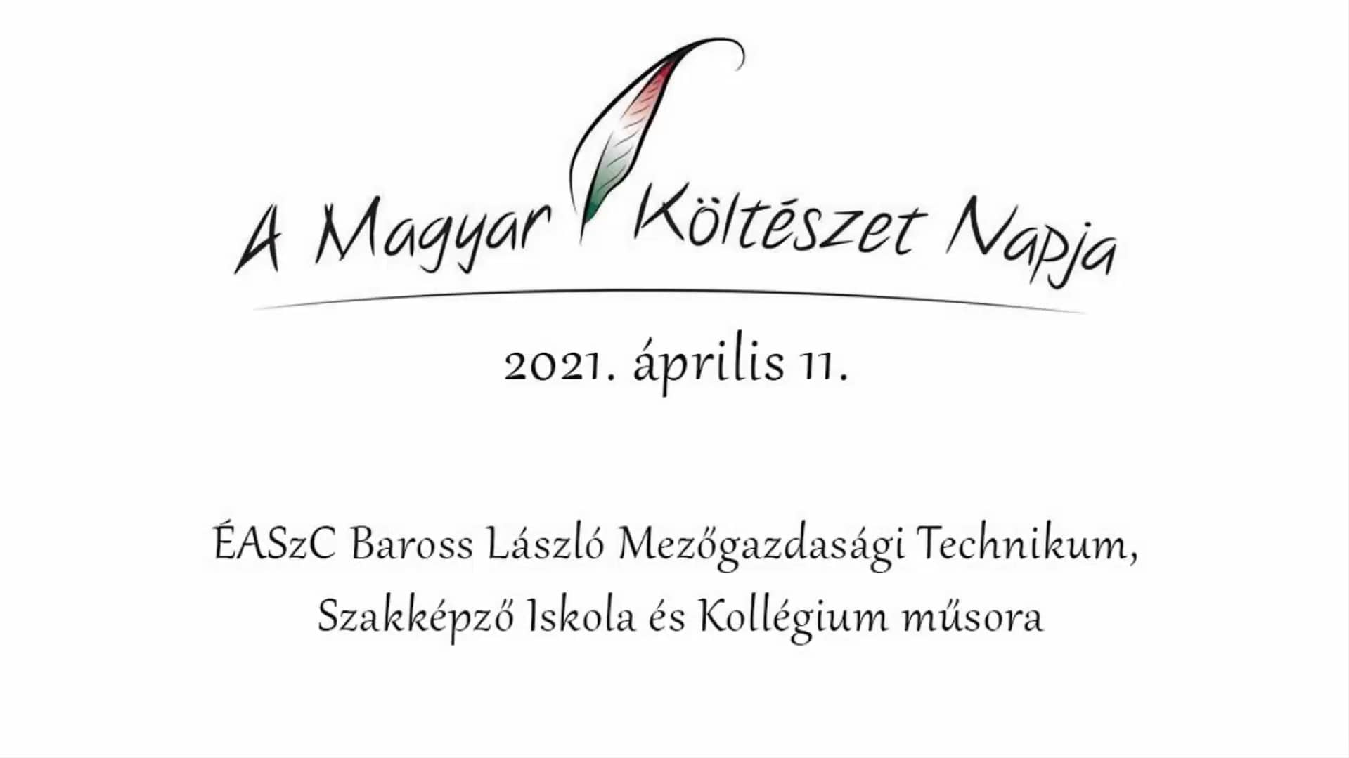 You are currently viewing A Magyar Költészet Napja – 2021. április 11.